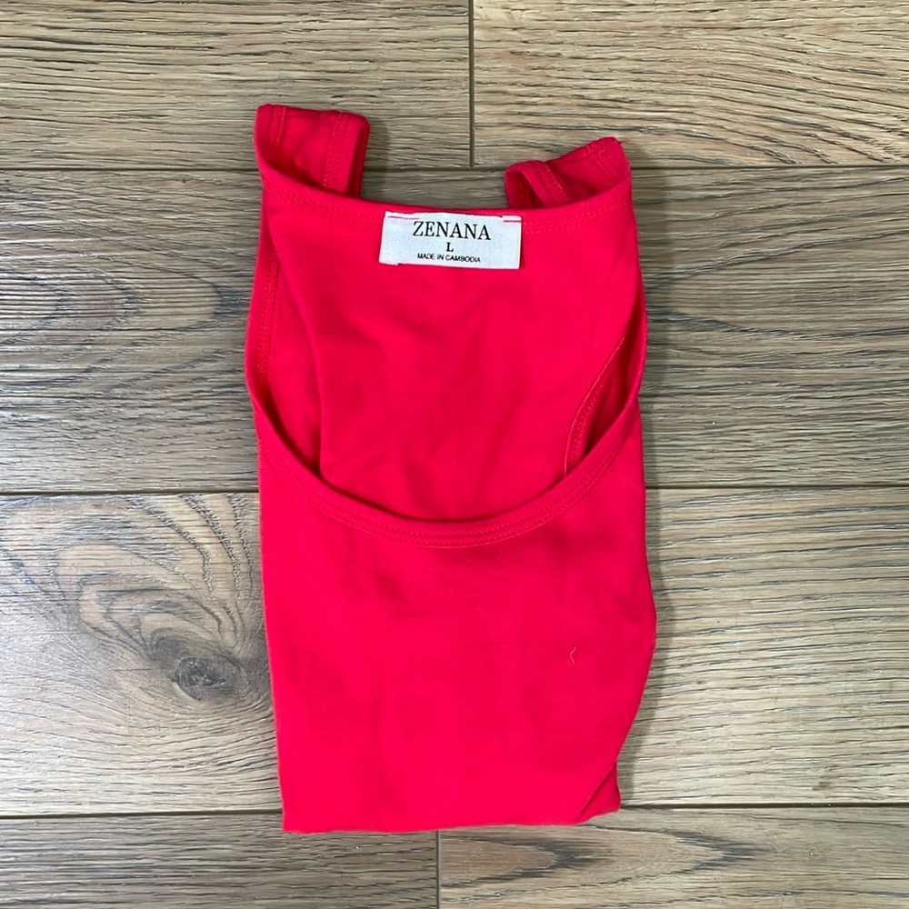 NWOT red bodysuit